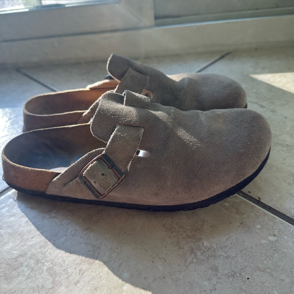 Birkenstock Betula Suede Mules - Brown